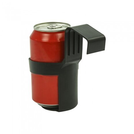 bekerhouders 70 mm zwart 2 stuks