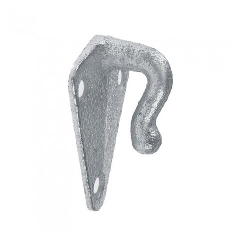 Touwhaak metaal 40 x 45 mm 10 stuks in blister