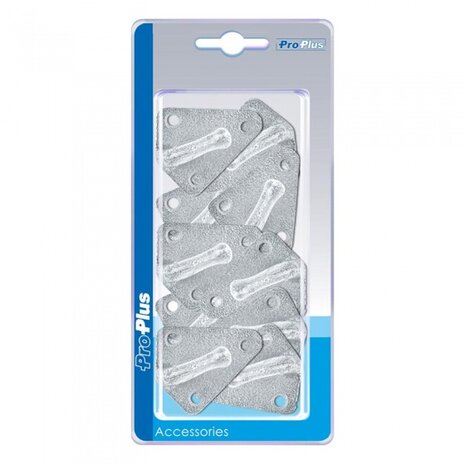 Touwhaak metaal 40 x 45 mm 10 stuks in blister