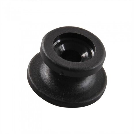 Koordhouder rond 6 mm 10 stuks zwart in blister
