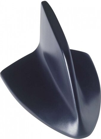 haaienvinantenne dummy 14 cm zwart