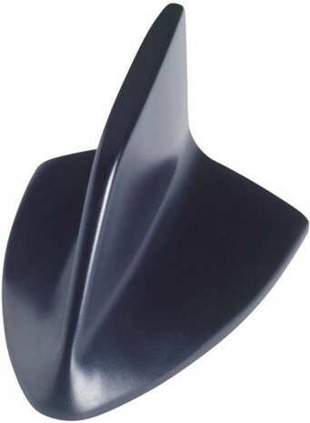 haaienvinantenne dummy 14 cm zwart