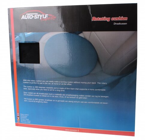 draaikussen Comfortline 45 cm polyester zwart