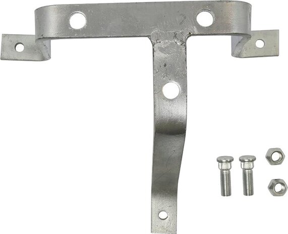 reservewielhouder driepoot staal 30 x 23 x 16 cm zilver