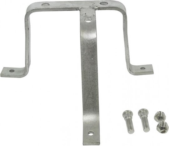reservewielhouder driepoot staal 30 x 23 x 16 cm zilver