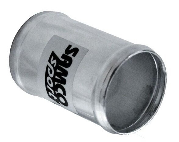 aluminium koppelstuk &Oslash;13 mm 80 mm zilver