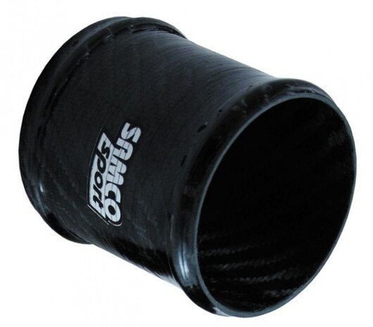 carbon koppelstuk &Oslash;70 mm 80 mm zwart