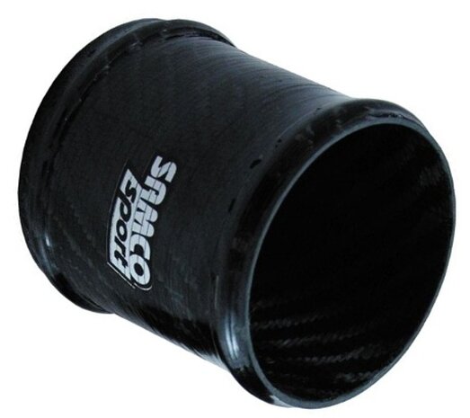 carbon koppelstuk &Oslash;13 mm 80 mm zwart