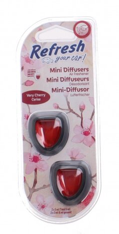 mini-luchtverfrissers Cherry Cerise 3 ml 2 stuks