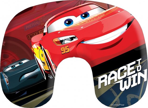 opblaasbaar nekkussen Cars 28 cm rood