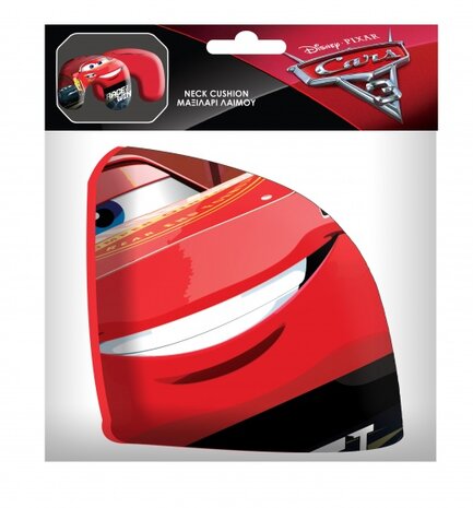 opblaasbaar nekkussen Cars 28 cm rood