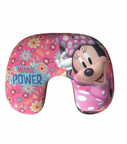 opblaasbaar nekkussen Minnie 28 cm roze
