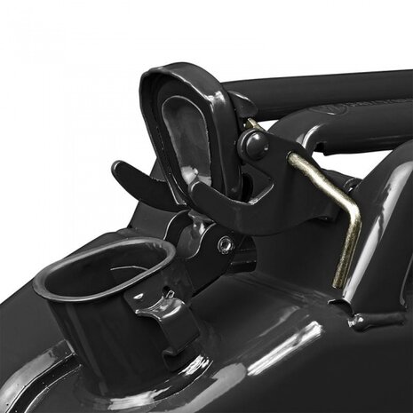 jerrycan 10L staal UN-keurmerk zwart