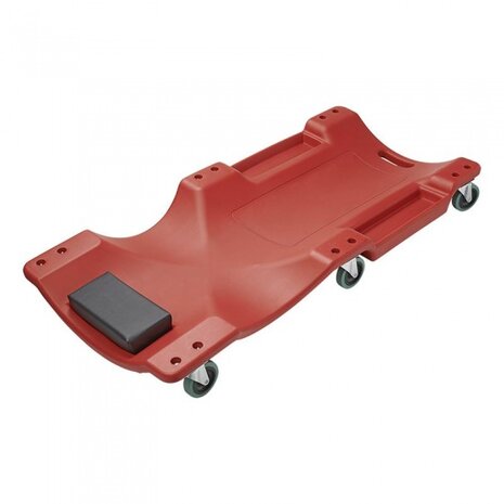 werkplaats-rolbed 101 cm rood