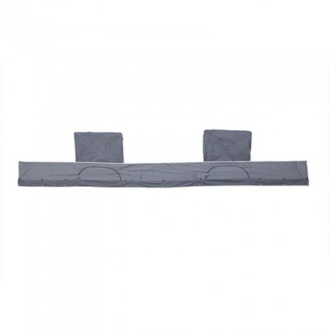tochtstrook met opbergvakken 580 cm polyester grijs