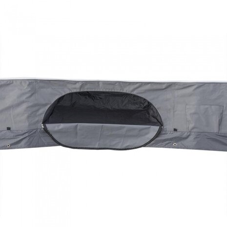 tochtstrook met opbergvakken 580 cm polyester grijs