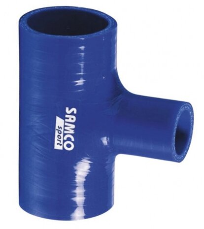 siliconen slang &Oslash;25/45mm 102mm T-stuk blauw