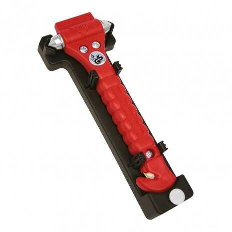 noodhamer Profi met gordelsnijder 19 cm rood