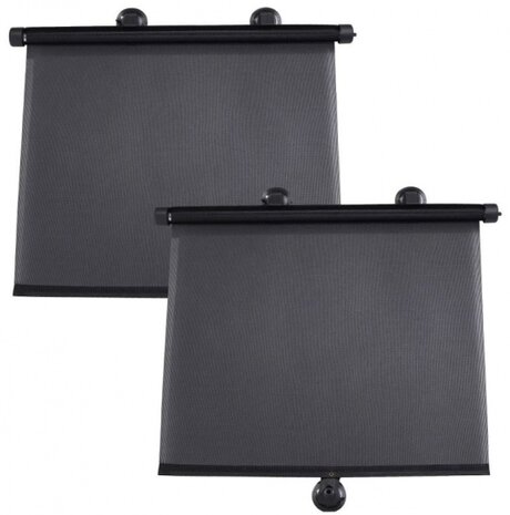rolgordijn 45 x 58 cm zwart 2 stuks