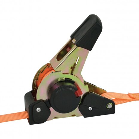 spanbanden automatische ratel 2,5 x 300 cm oranje 2 stuks