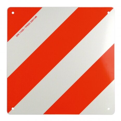 markeringsbord lange lading 42,3 cm rood/wit