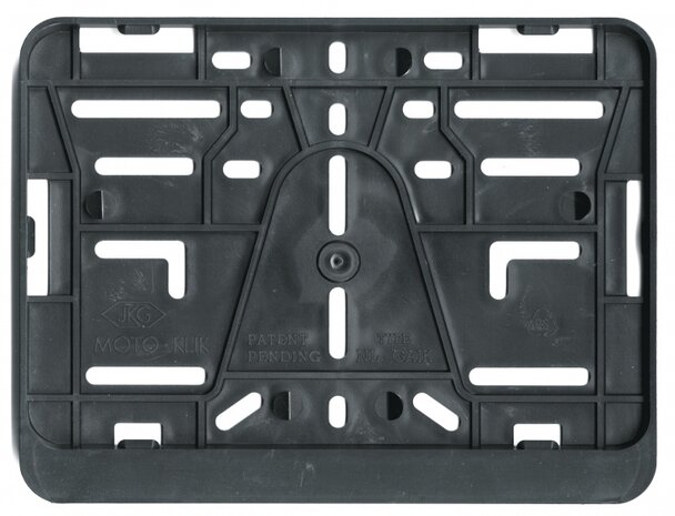 kentekenplaathouder motor 21 x 14 cm zwart