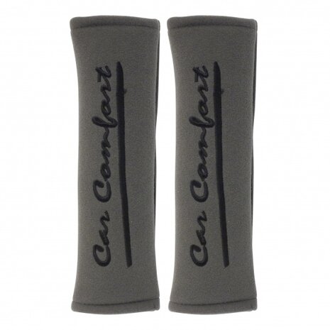 gordelhoezen Car Comfort grijs/zwart 2 stuks
