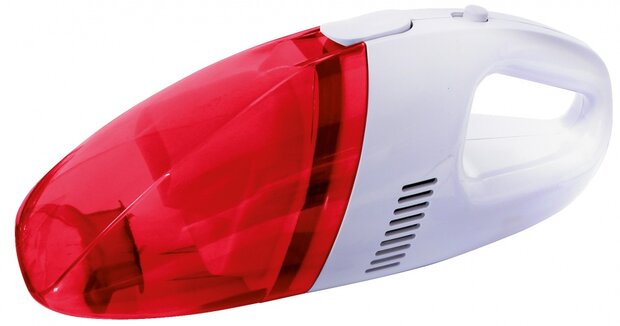 autostofzuiger 12V / 60W 36 cm wit/rood