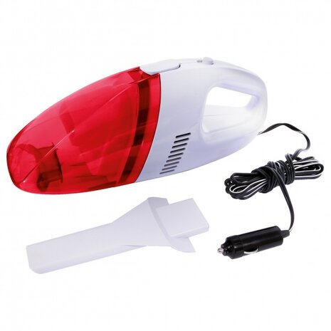 autostofzuiger 12V / 60W 36 cm wit/rood
