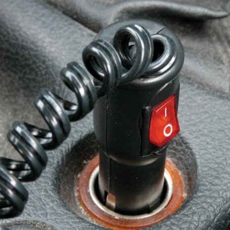 verlengkabel 3 meter 12/24V inclusief zekering 10A