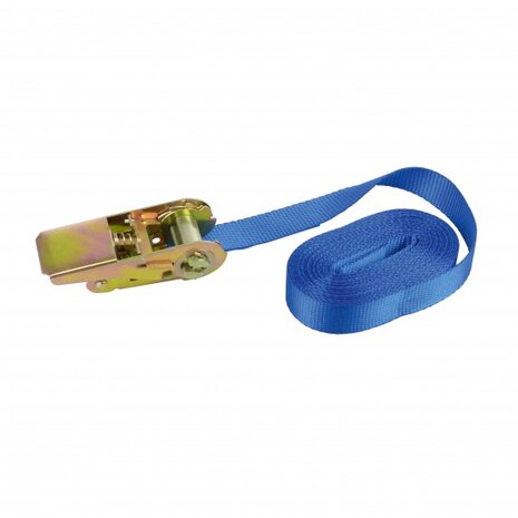 spanband met ratel 5 meter blauw per stuk