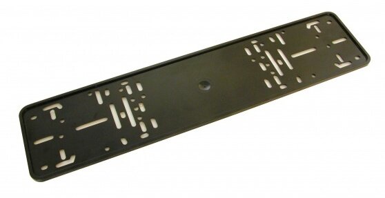 onderlegplaat 52 x 11 cm zwart