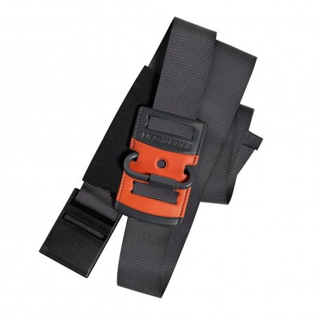 autogordelgeleider achtergordel 110 mm zwart/rood