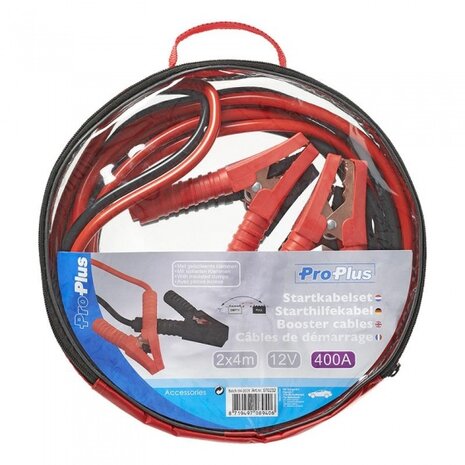 startkabelset 300A 3 meter 6/12/24 Volt