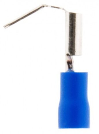 kabelschoentjes male &Oslash; 1,22 x 2,28 mm blauw 10 stuks