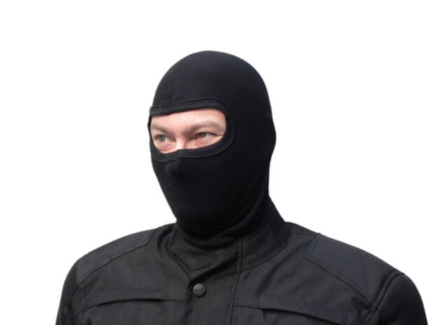 helmmuts voor onder de motorhelm zwart one size