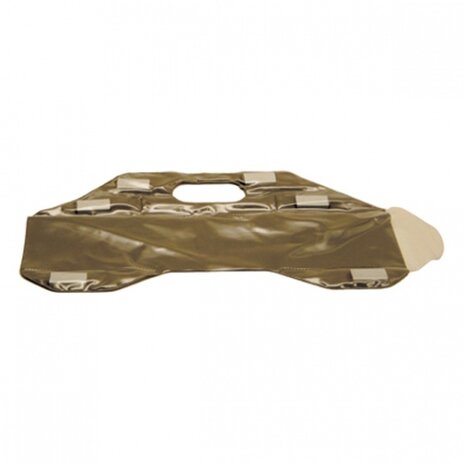nummerplaathoes magnetisch 52 x 11 cm bruin
