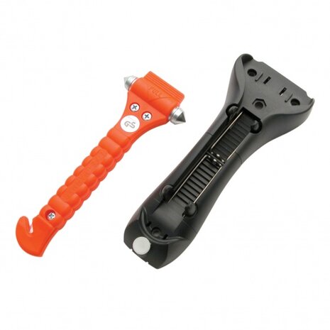 noodhamer met gordelsnijder 19 cm oranje