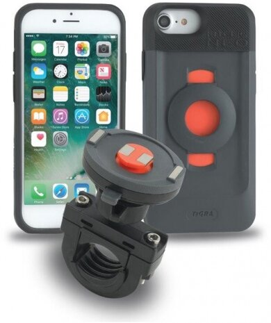 motorhouder met hoes FitClic Neo iPhone 6/6S/7/8