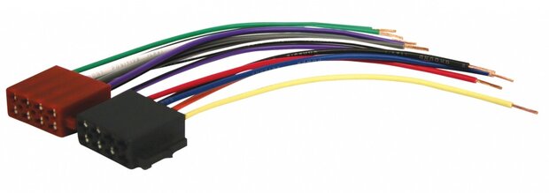verloopkabel audioradio RAL Male ISO Power&amp;Speaker