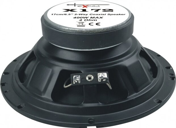 speakerset tweeweg coaxiaal X172 400 Watt zwart