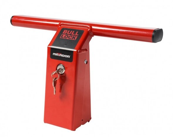 trekhaakbeveiliging staal 25 cm rood