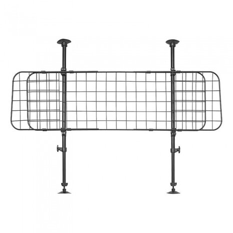 hondenrek &amp; bagagerek gaasmodel universeel zwart