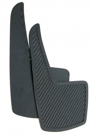 universele spatlappen 36 x 21 cm zwart 2 stuks
