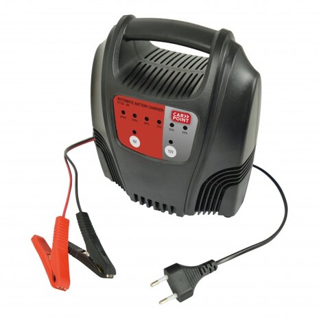 acculader (230 Volt - 6 Amp&egrave;re) 20 cm zwart