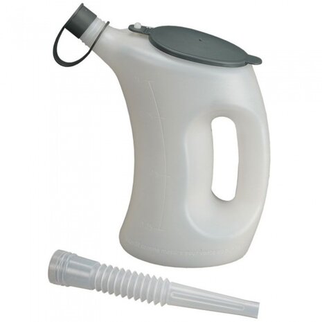 schenkkan met deksel en flexibele tuit 1 liter