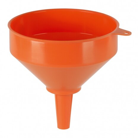 trechter messing zeef 200 mm polyethyleen 2,9 liter oranje