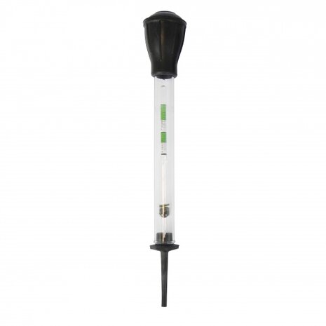 antivriesmeter staafmodel 15 cm zwart/transparant
