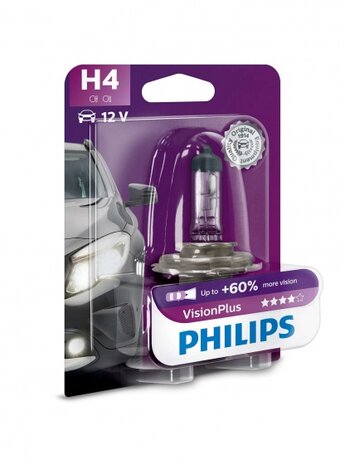autolamp VisionPlus H4 12V 55W per stuk
