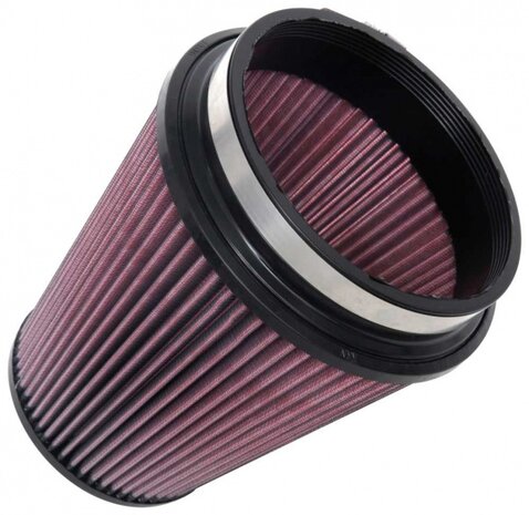luchtfilter RU-1020 universeel 127 x 191 mm rood